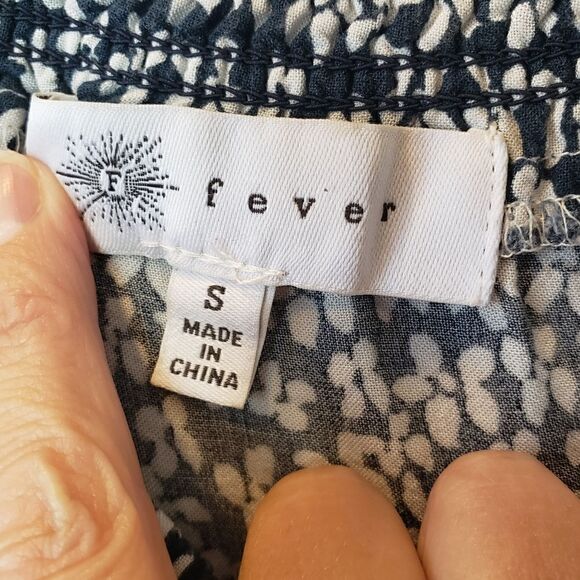 FEVER Embroidery Floral Peasant Top - Picture 7 of 11